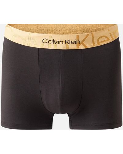 Calvin Klein Cotton-blend Boxer Briefs - Black