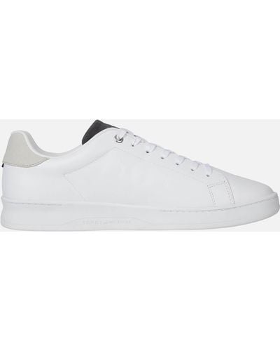 Tommy Hilfiger Leather Cupsole Trainers - White