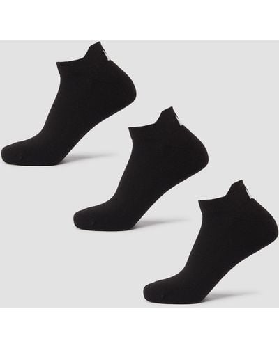 Mp Unisex Trainer Socks (3 Pack) - Black