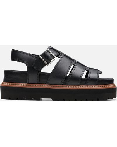 Clarks Orianna Twist Sandals - Black