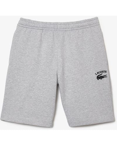 Lacoste Anniversary Cotton Shorts - Grey