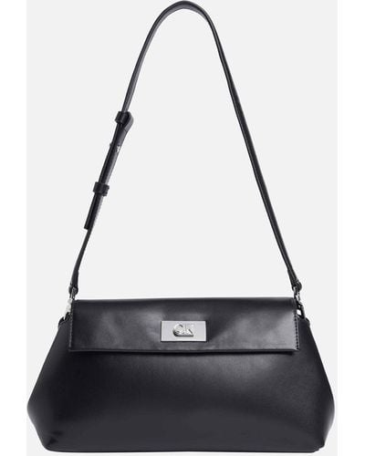 Calvin Klein Ck Push Shoulder Bag - Black