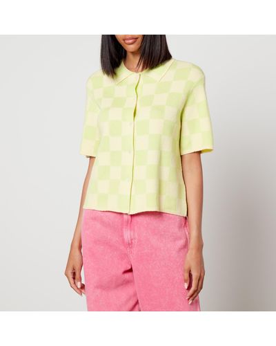 UGG Jeannie Checkerboard Terry Shirt - Green