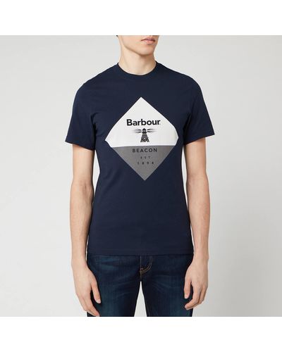 Barbour Diamond T-shirt - Blue
