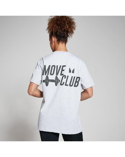 Mp Oversized Move Club T-Shirt - Weiß