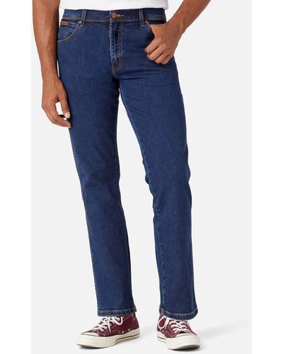 Wrangler Texas Authentic Straight Fit Jeans - Blue