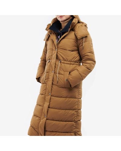 Barbour Sedge Quilted Shell Coat - Brown