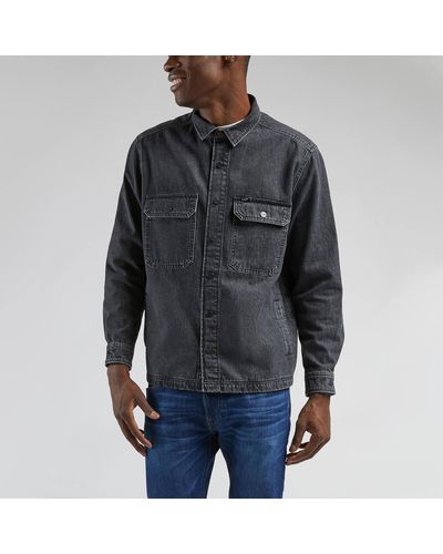 Lee Jeans Workwear Denim Overshirt - Black