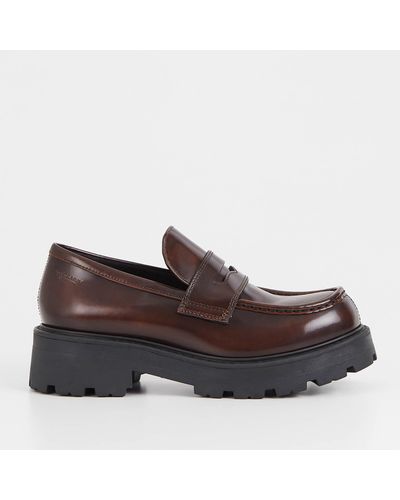 Vagabond Shoemakers Cosmo 2.0 Leather Loafers - Brown