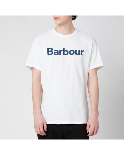 Barbour Logo T-shirt - White