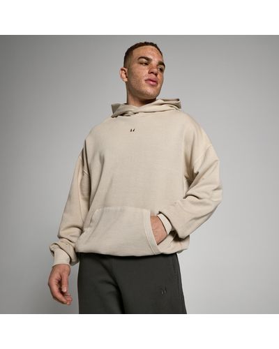 Mp Teo Washed Hoodie - Natural