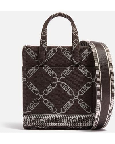 MICHAEL Michael Kors Gigi Xs Logo-jacquard Tote Bag - Black