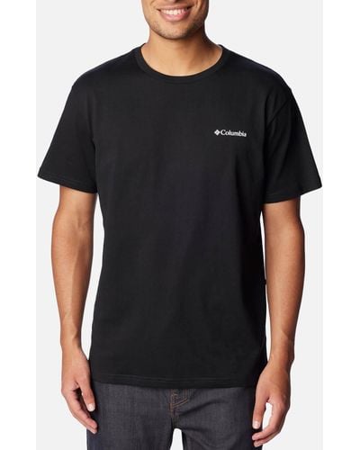 Columbia Basic Logo Organic Cotton T-shirt - Black