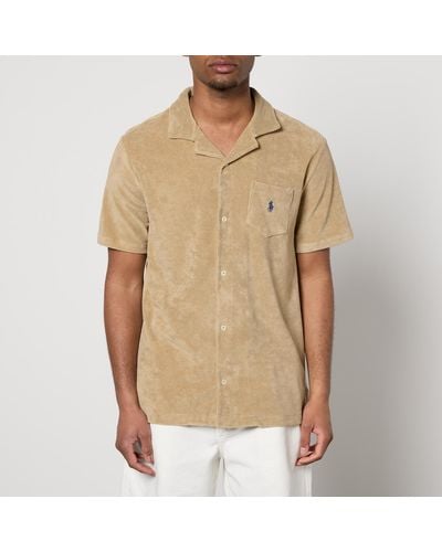 Polo Ralph Lauren Slim Fit Short Sleeved Shirt - Natural