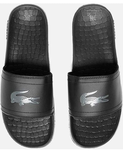 Lacoste Frasier Slide Sandals - Black