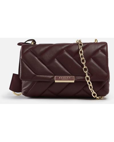 Radley Xl Mill Bay Quilted Leather Cross Body Bag - Brown