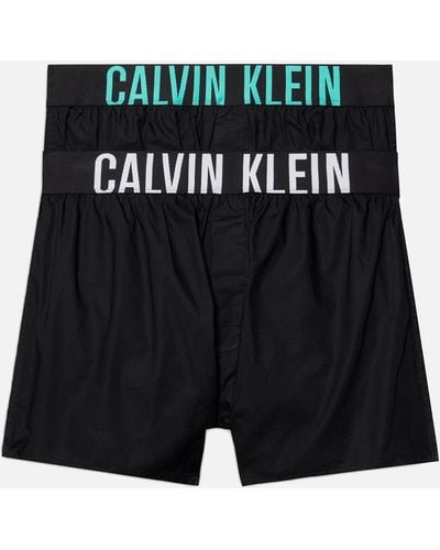 Calvin Klein Intense Power 2-pack Cotton-blend Boxers - Black