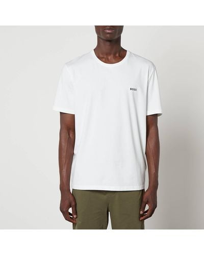 BOSS by HUGO BOSS Stretch Cotton T -Shirt - Weiß