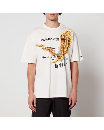 Tommy Hilfiger Skate Vintage Eagle Cotton-jersey T-shirt - White