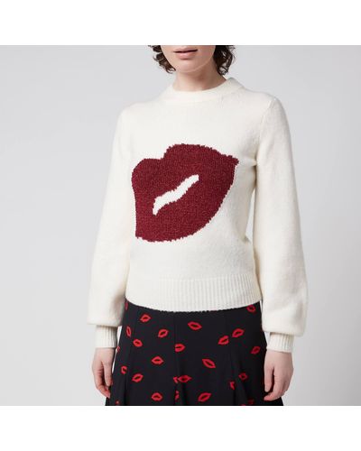 Kate Spade Sparkle Lips Sweater - Multicolor
