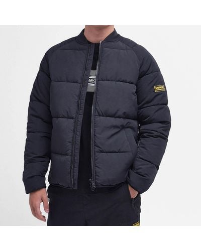 Barbour Cluny Quilted Shell Bomber Jacket - Blue