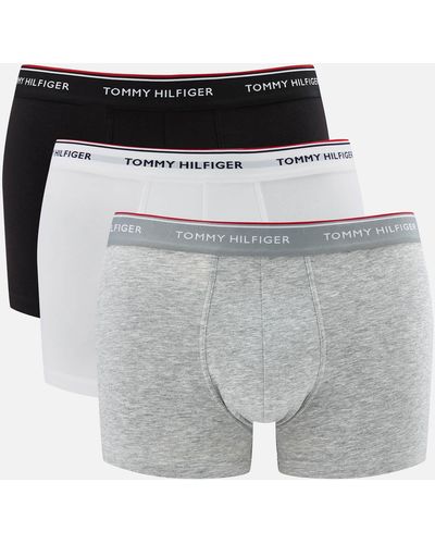 Tommy Hilfiger 3-pack Stretch Cotton Trunks - Grey