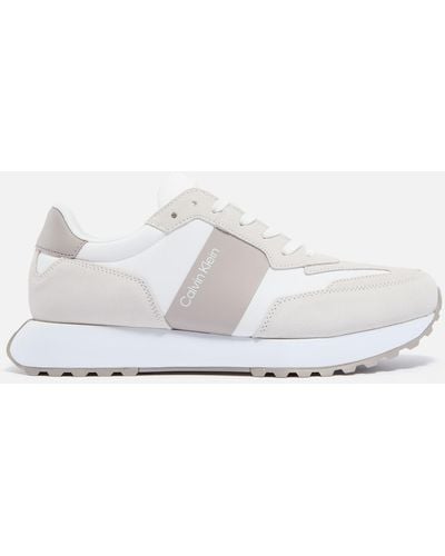 Calvin Klein Nubuck Running-style Sneakers - White