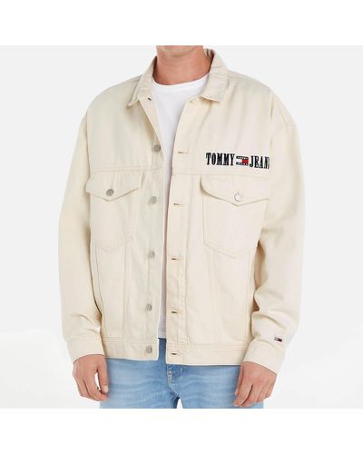 Tommy Hilfiger Aiden Oversized Denim Jacket - Natural
