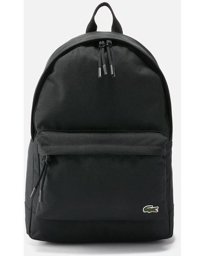 Lacoste Canvas Backpack - Black