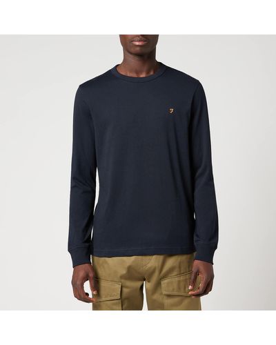 Farah Worthington Long Sleeve T-shirt - Blue