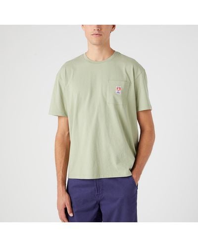 Wrangler Casey Jones Pocket Patch Cotton T-shirt - Green