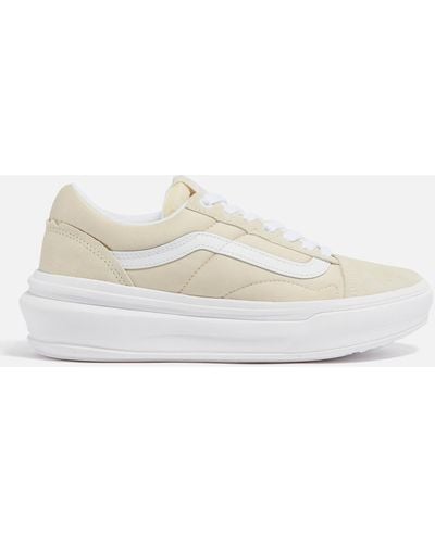 Vans Comfycush Old Skool Overt Suede and Canvas Trainers - Weiß