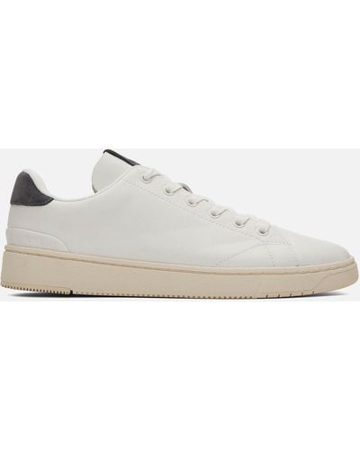 TOMS Trvl Lite 2.0 Leather Trainers - White