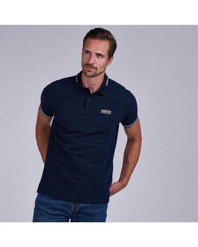 Barbour Essential Tipped Polo Shirt - Blue