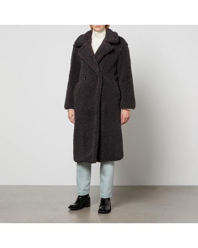 UGG ® Gertrude Long Teddy Coat - Black