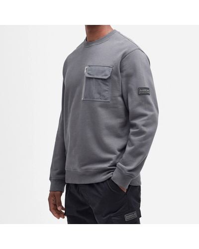 Barbour Counter Cotton-jersey Sweatshirt - Grey