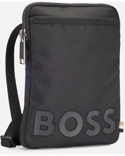 BOSS Catch 2.0 Ds Logo Phone Pouch - Black