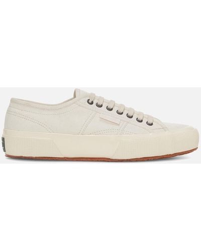 Superga 2750 Og Herringbone Cotton-canvas Sneakers - White