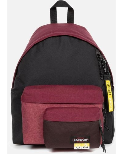 Eastpak RESIST WASTE Pocket'R Canvas Backpack - Rot