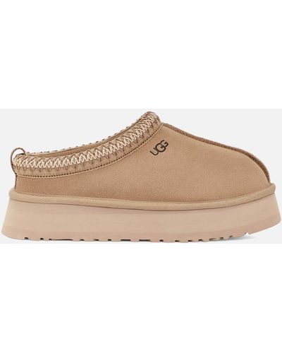 UGG Tazz Suede Slippers - Natural
