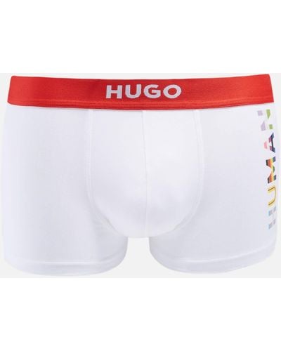 HUGO Bodywear Pride Trunks - White