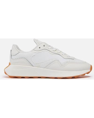 Tommy Hilfiger New Running Style Suede Trainers - White