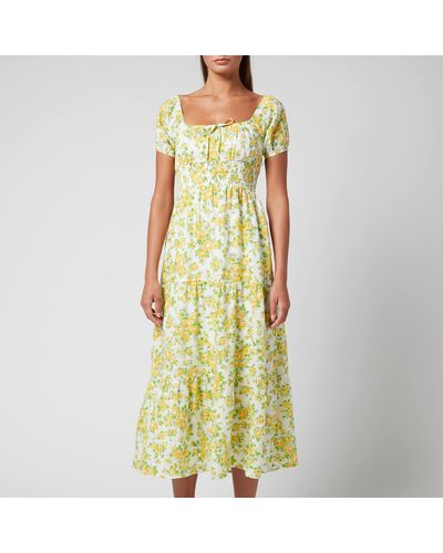 Faithfull The Brand 'Matisse Midi Dress - Yellow