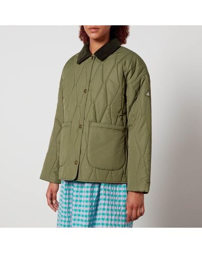 Barbour Delphinium Quilted Jacket - Green