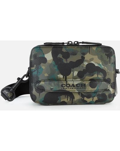 COACH Charter Crossbody Bag With Hybrid In Camo Print Leather - Multicolour
