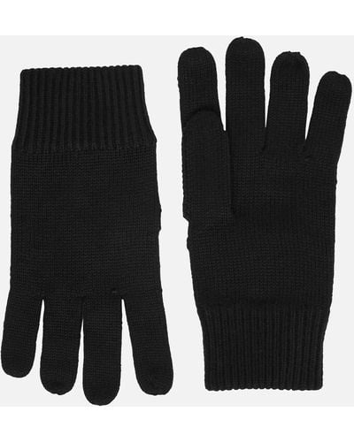 Tommy Hilfiger Essential Flag Knitted Gloves - Black