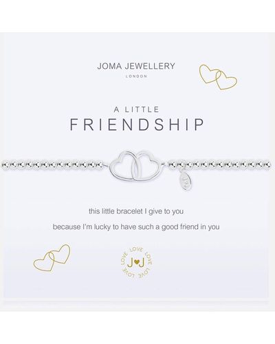 Joma Jewellery A Little Friendship Bracelet - White