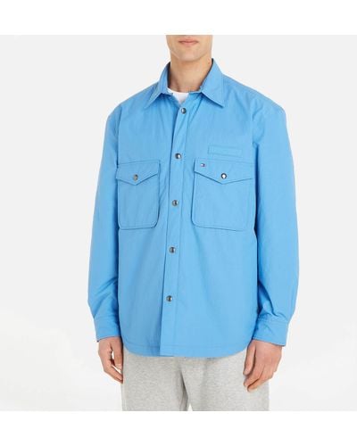 Tommy Hilfiger Nylon Blend Overshirt - Blue