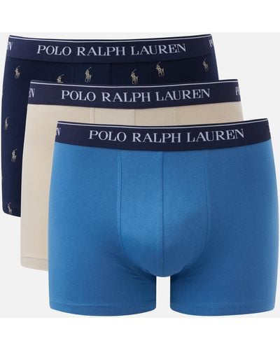 Polo Ralph Lauren 3er-Pack klassische Boxer Briefs - Blau