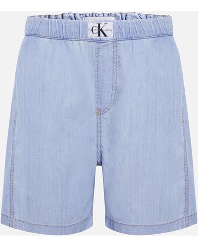 Calvin Klein Denim Boxer Shorts - Blue